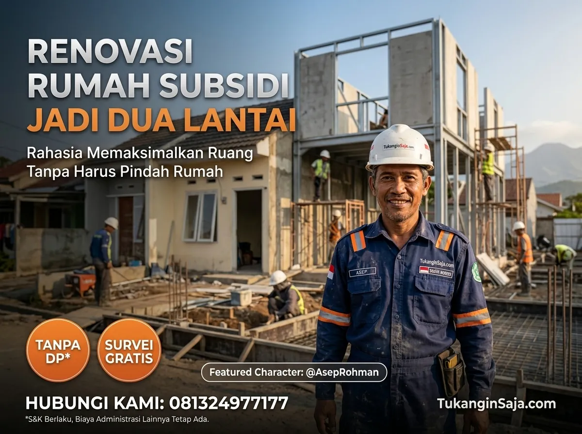 Renovasi Rumah Subsidi Jadi 2 Lantai: Rahasia Memaksimalkan Ruang Tanpa Pindah Rumah
