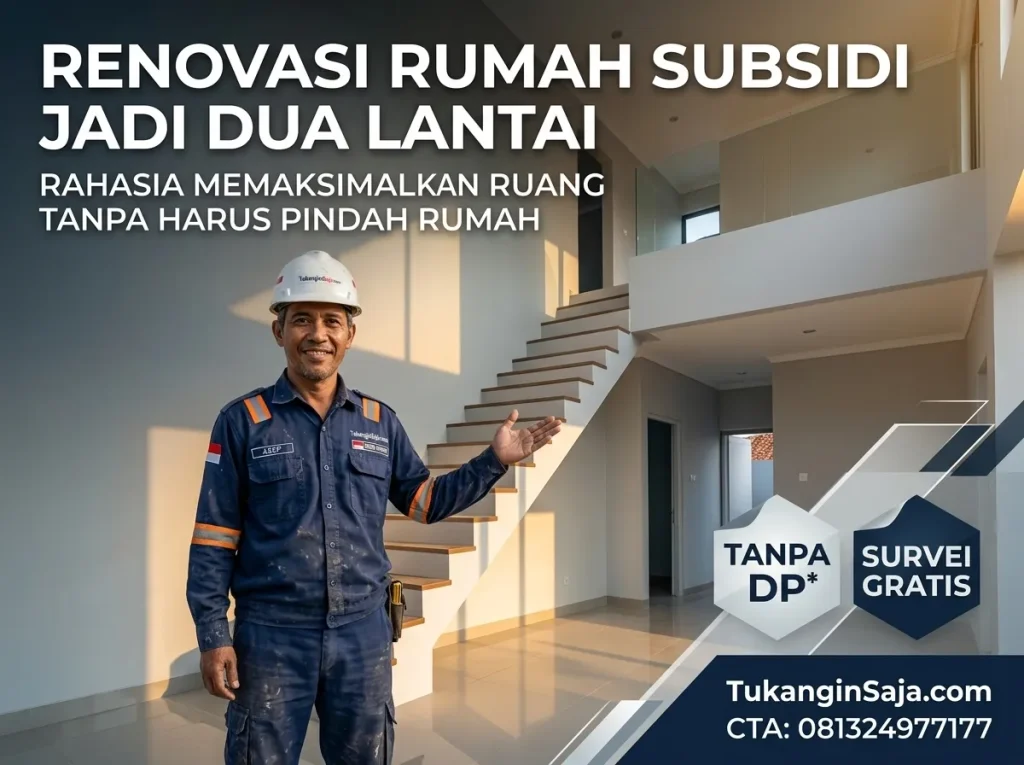 Renovasi Rumah Subsidi Jadi 2 Lantai: Rahasia Memaksimalkan Ruang Tanpa Pindah Rumah